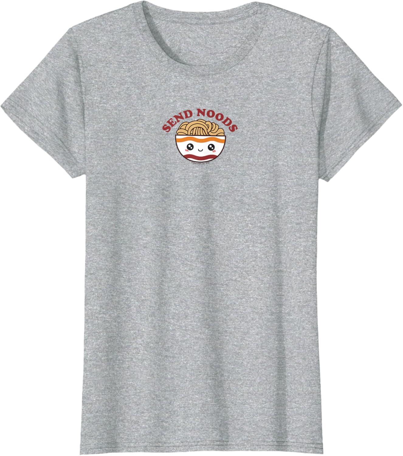 image:imageMaruchan Send Noods Ramen Bowl Face TShirtHeather Grey