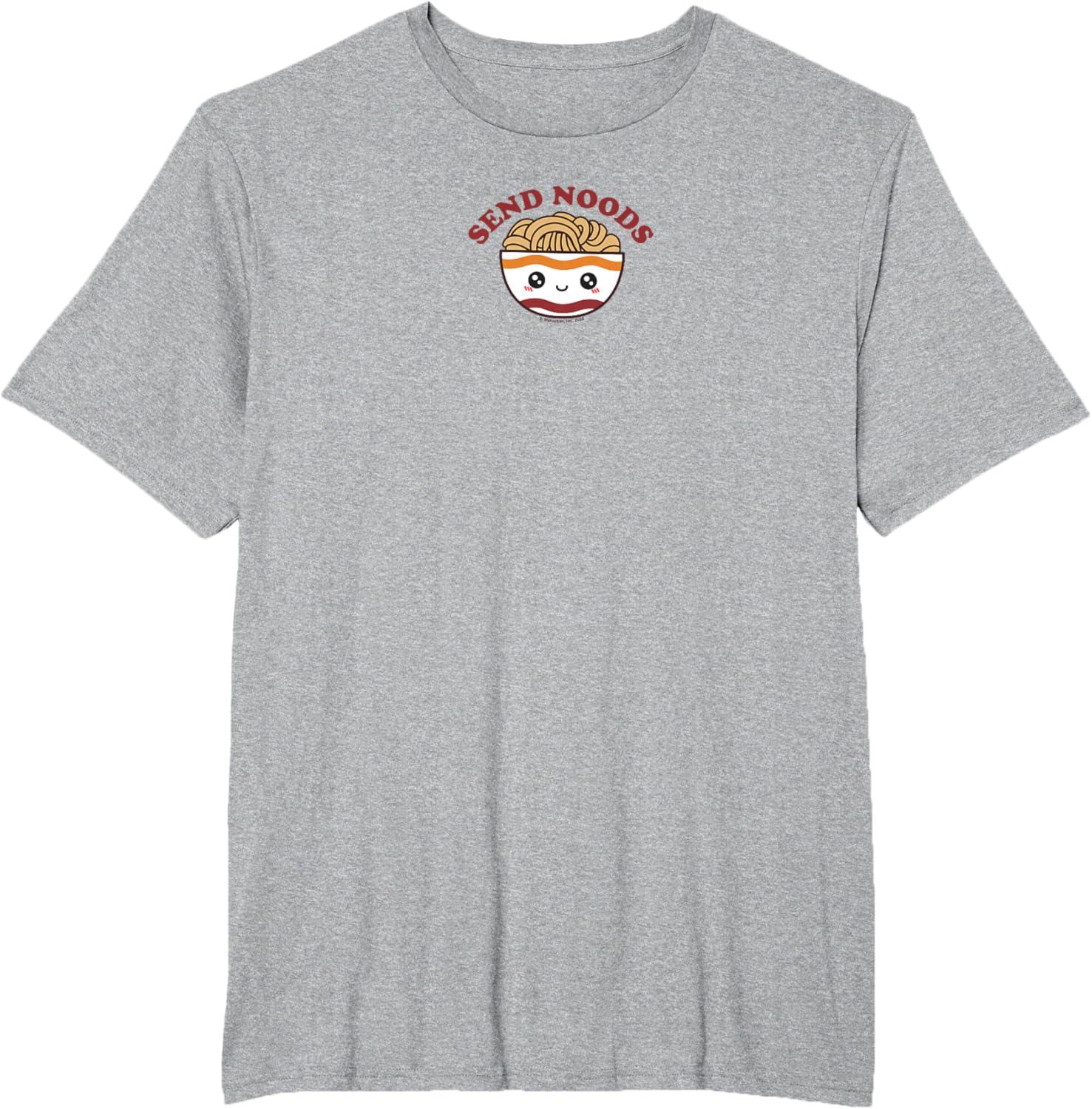 image:imageMaruchan Send Noods Ramen Bowl Face TShirtHeather Grey