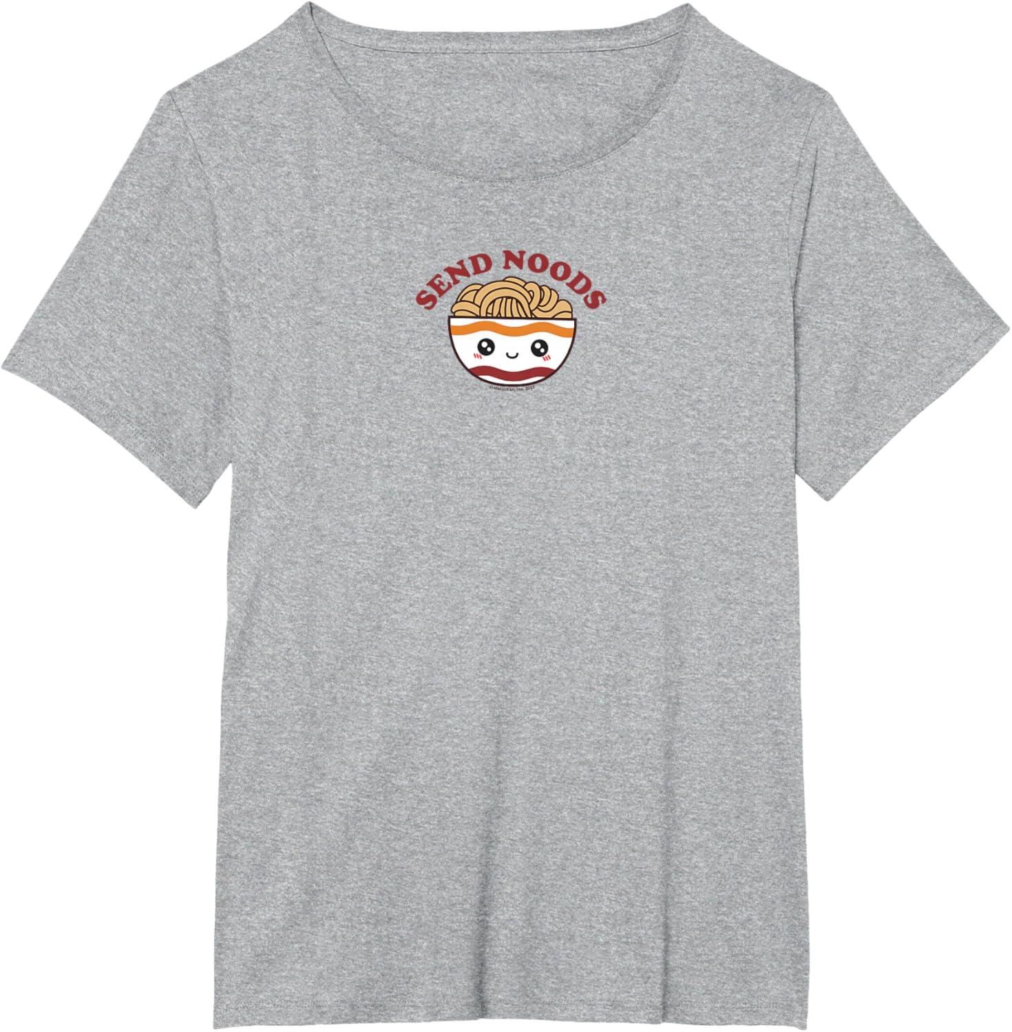 image:imageMaruchan Send Noods Ramen Bowl Face TShirtHeather Grey