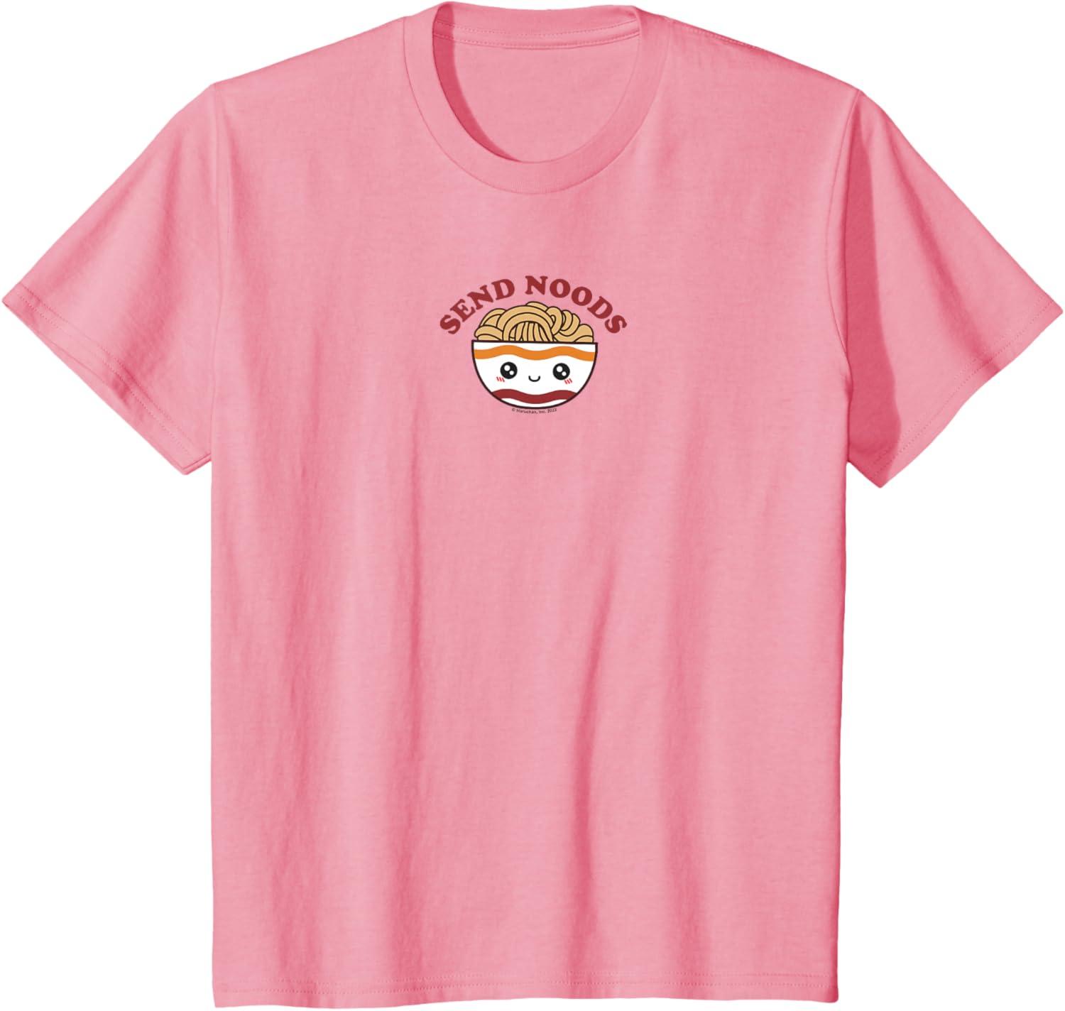 image:imageMaruchan Send Noods Ramen Bowl Face TShirtPink