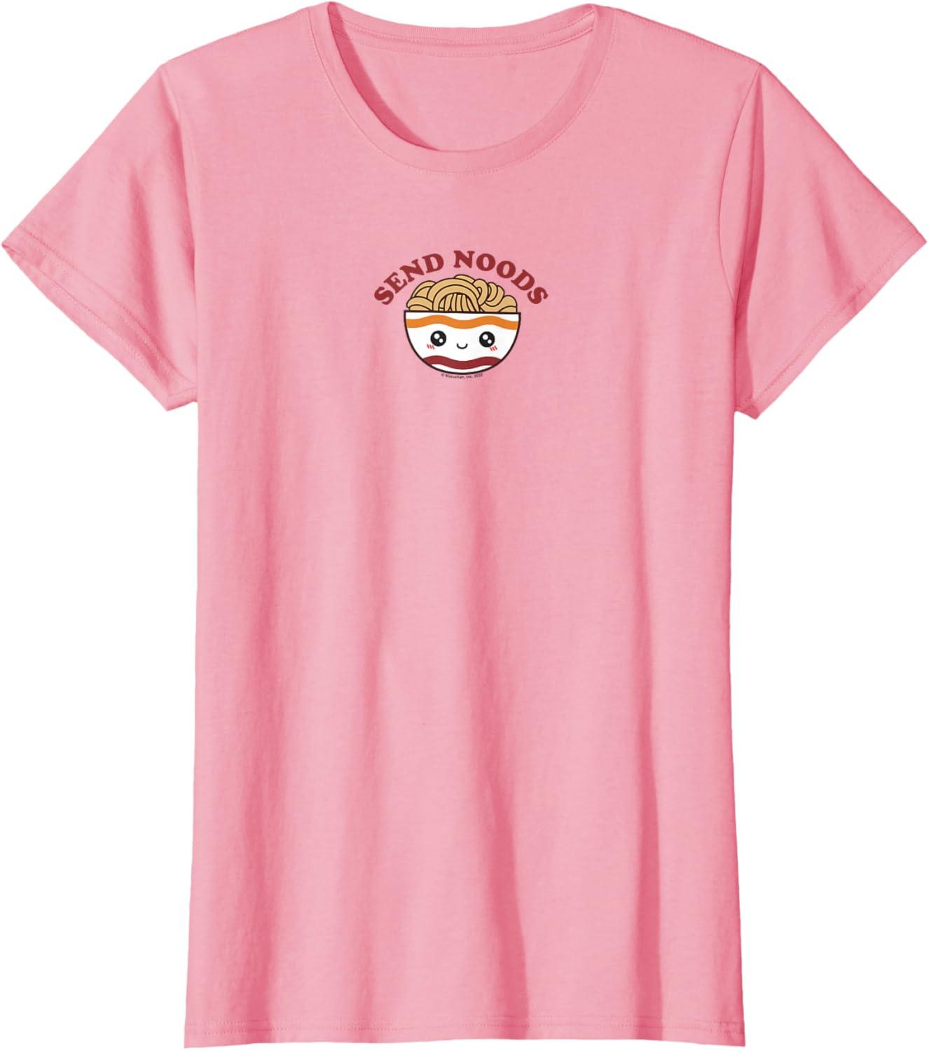 image:imageMaruchan Send Noods Ramen Bowl Face TShirtPink