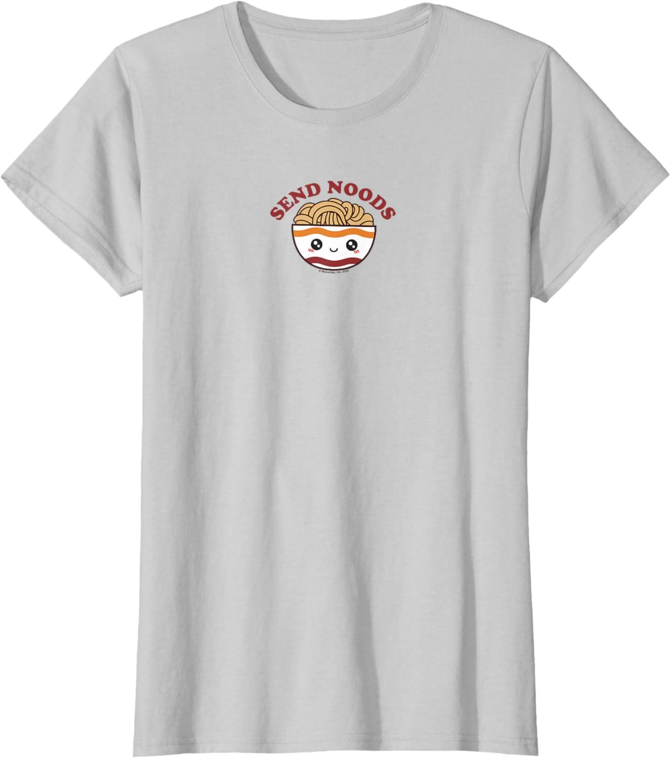 image:imageMaruchan Send Noods Ramen Bowl Face TShirtSilver Grey