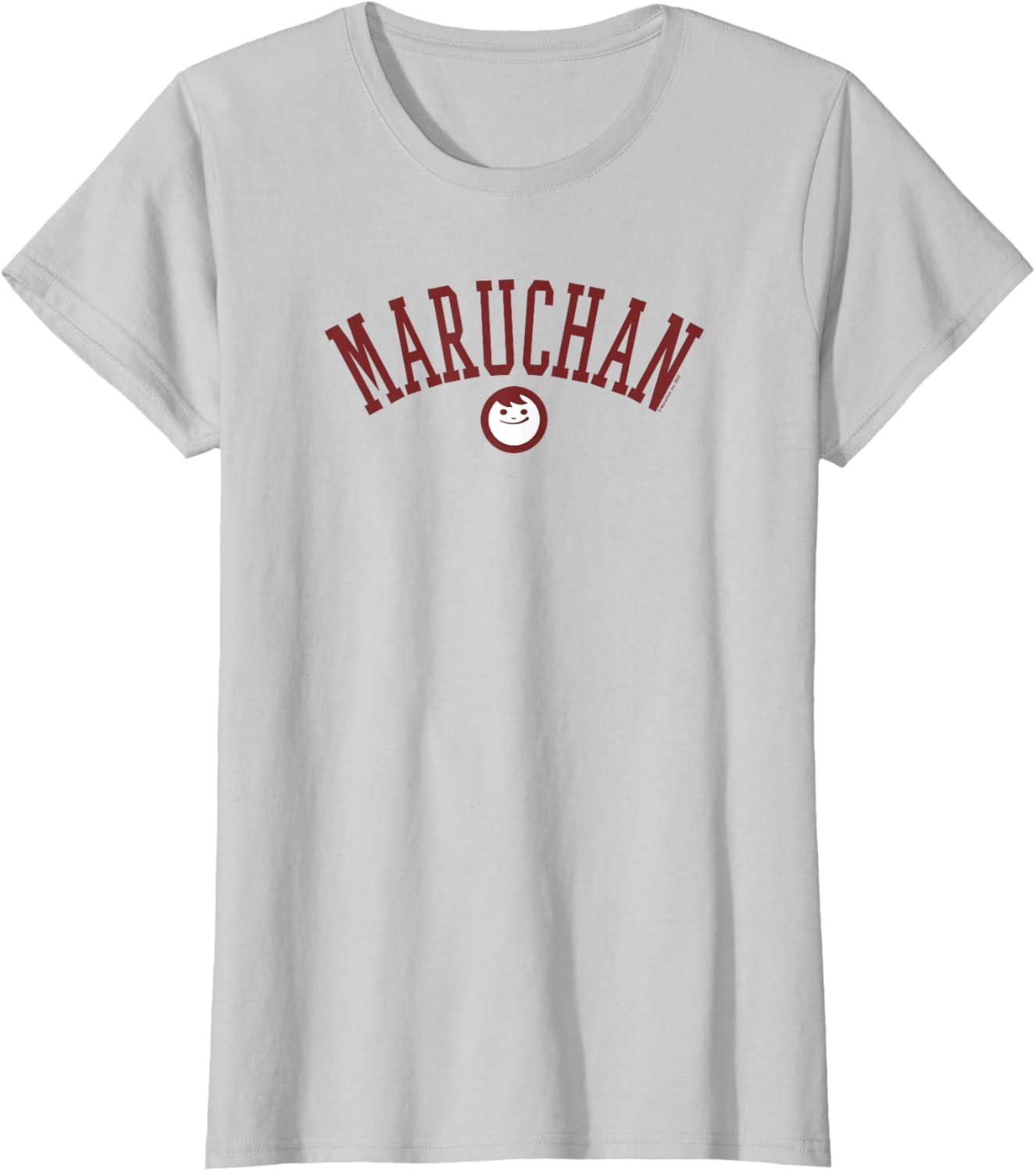 image:imageMaruchan Uni Style Classic Happy Face Logo TShirtSilver Grey