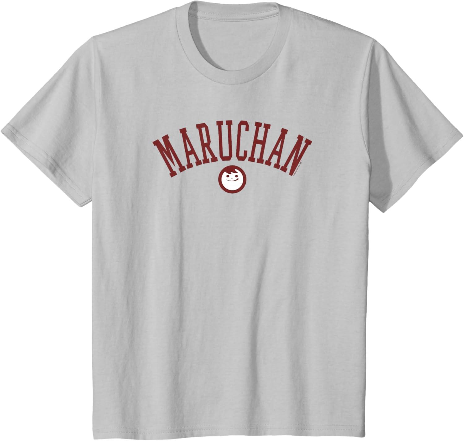 image:imageMaruchan Uni Style Classic Happy Face Logo TShirtSilver Grey