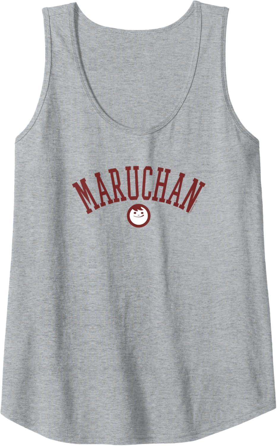 image:imageMaruchan Uni Style Classic Happy Face Logo Tank TopHeather Grey