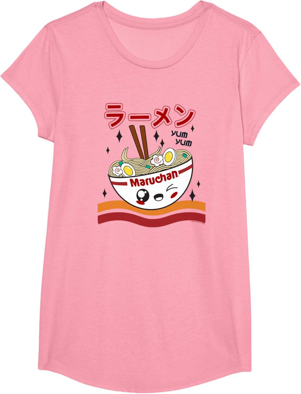 image:imageMaruchan Yum Yum Winking Noodle Bowl Poster TShirtPink