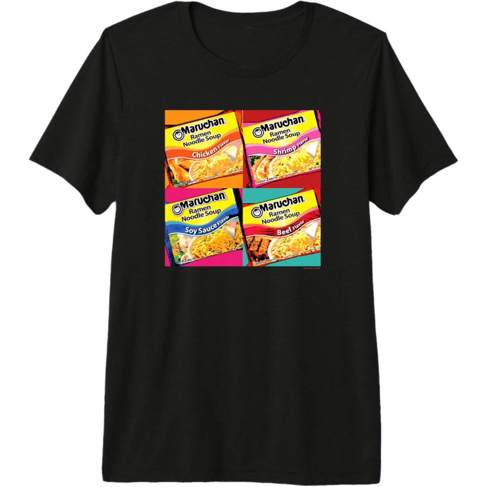 image:imageMaruchan Artsy Flavor Grid Poster Premium TriBlend TShirtBlack