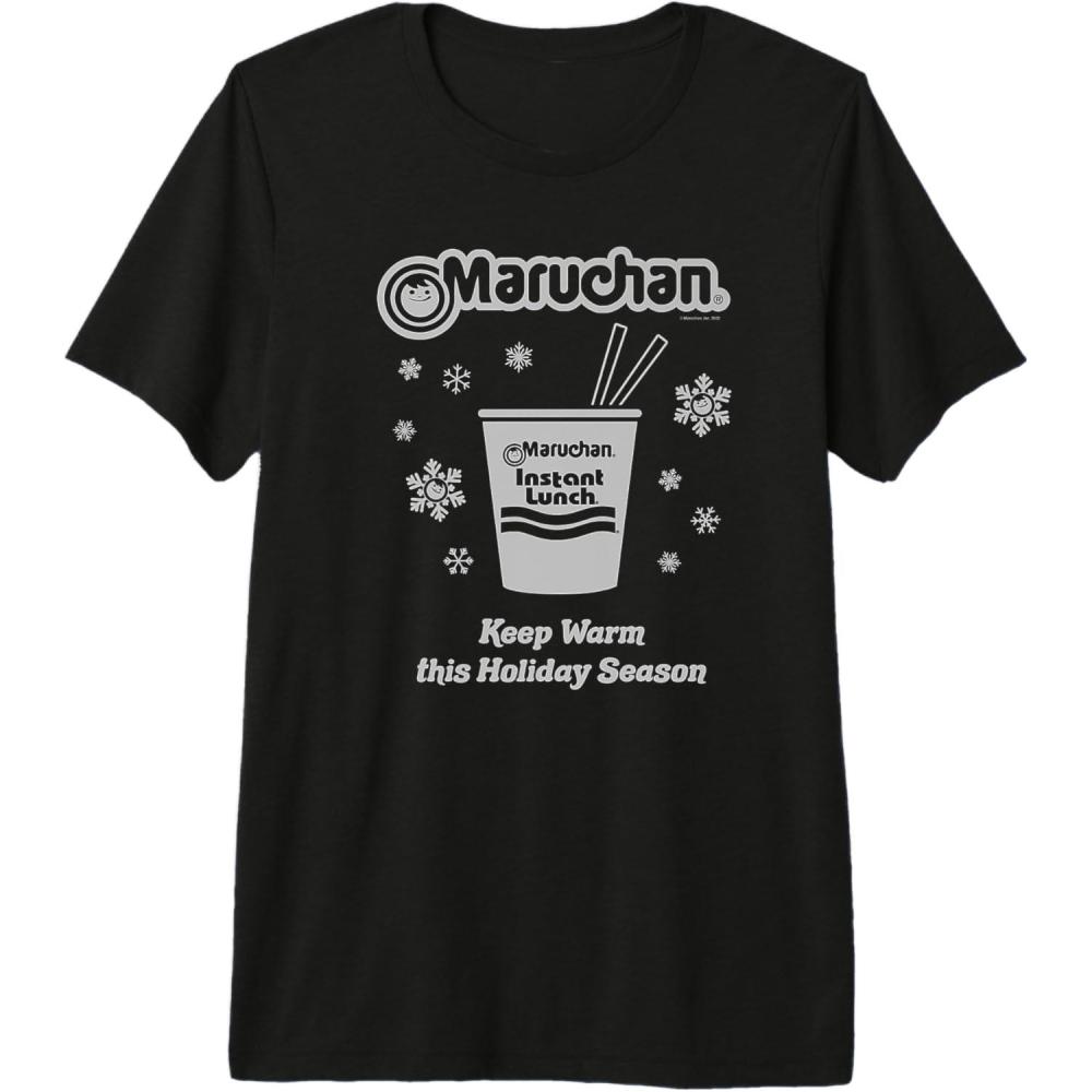 image:imageMaruchan Christmas Instant Lunch Keep Warm Holiday Season Premium TShirtBlack