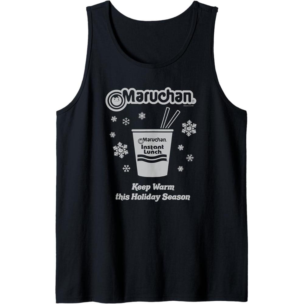 image:imageMaruchan Christmas Instant Lunch Keep Warm Holiday Season Tank TopBlack