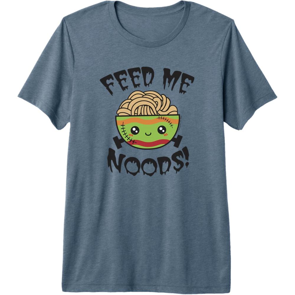 image:imageMaruchan Feed Me Noods Halloween Frankenstein Bowl Premium TShirtSlate Grey