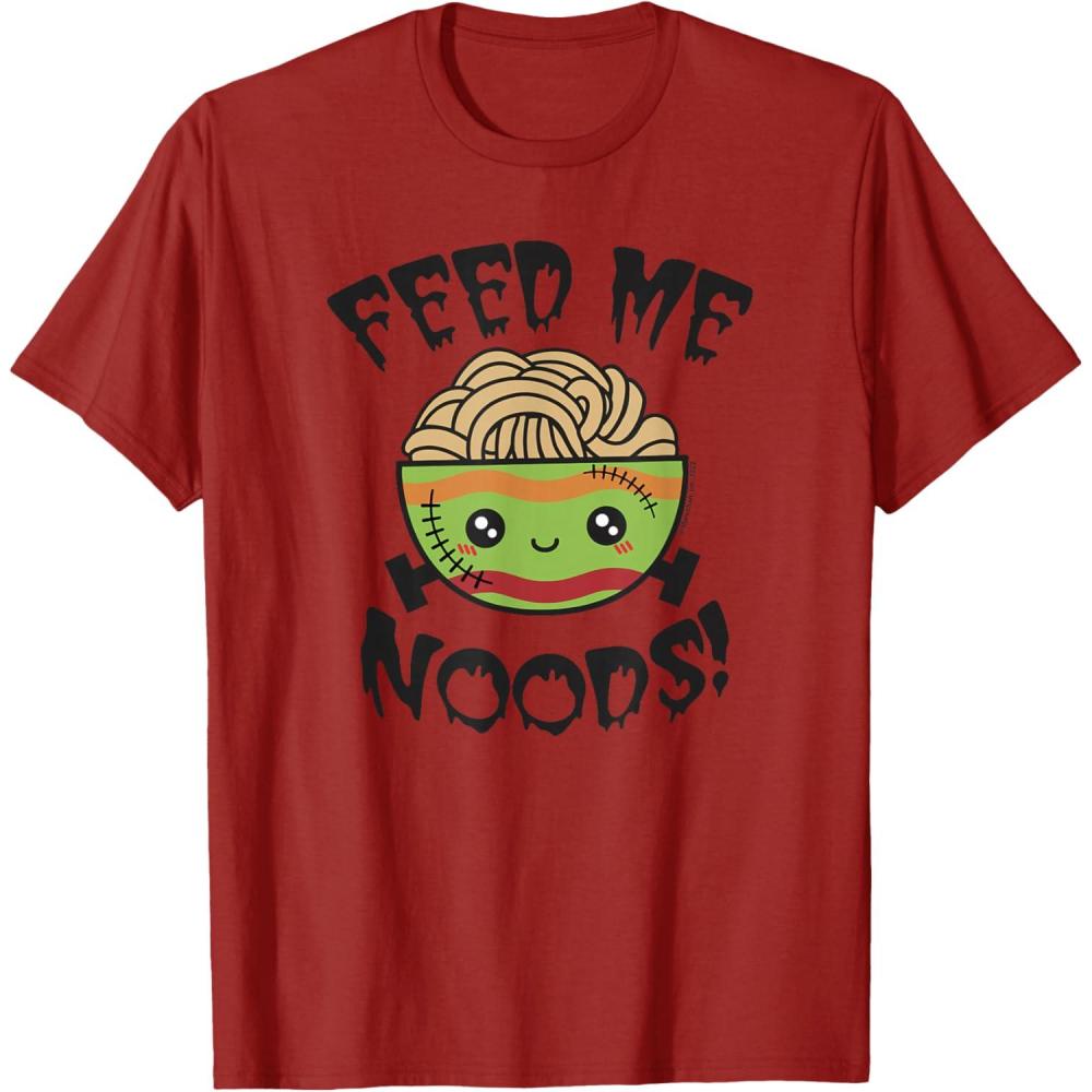 image:imageMaruchan Feed Me Noods Halloween Frankenstein Bowl TShirtCranberry Red