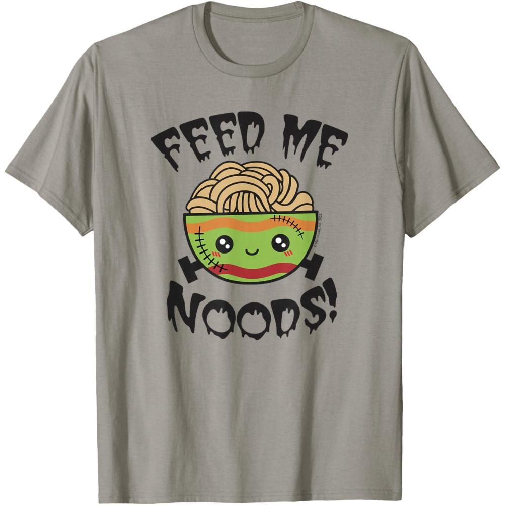 image:imageMaruchan Feed Me Noods Halloween Frankenstein Bowl TShirtSlate Grey