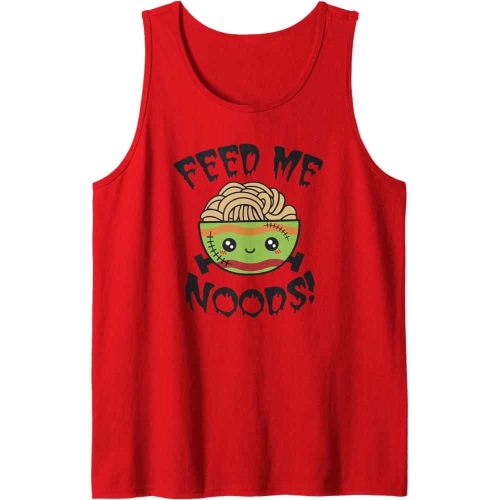 image:imageMaruchan Feed Me Noods Halloween Frankenstein Bowl Tank TopRed