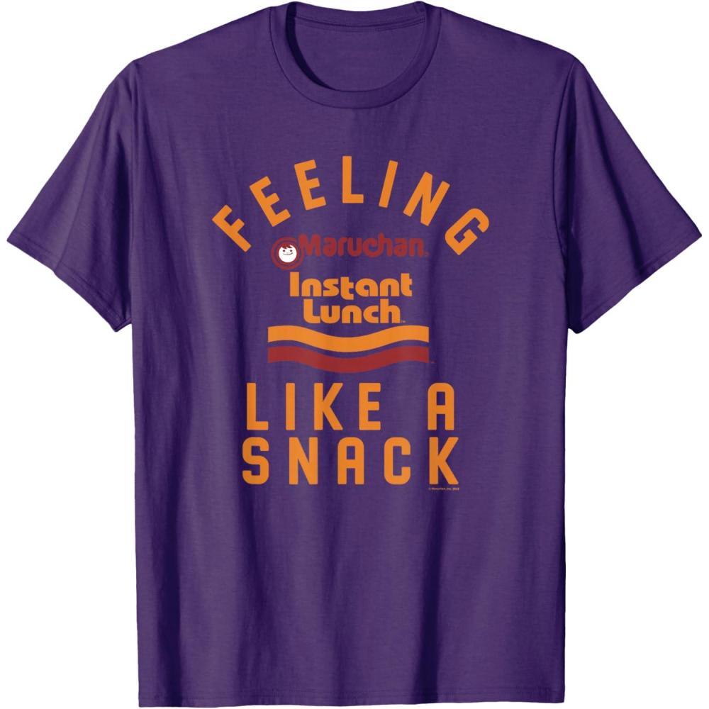 image:imageMaruchan Feeling Like A Ramen Snack Instant Lunch Logo TShirtPurple