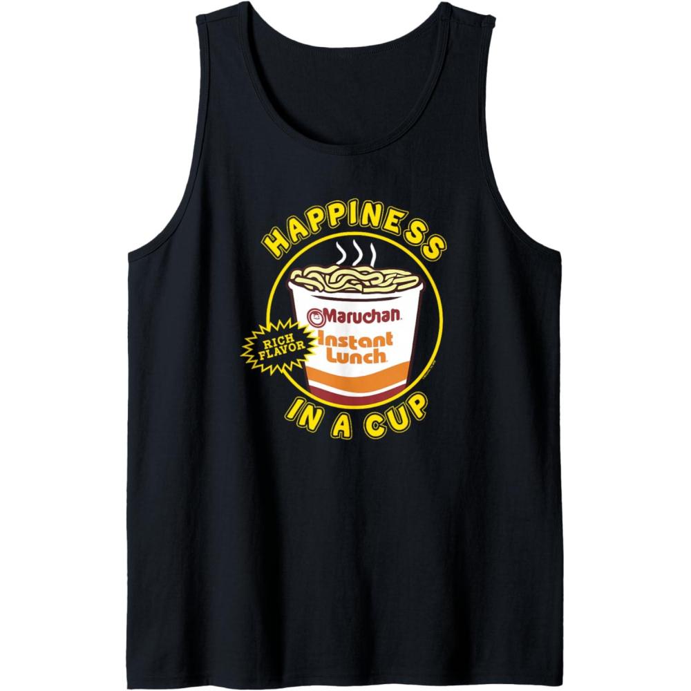 image:imageMaruchan Happiness In A Cup Instant Lunch Poster Tank TopBlack