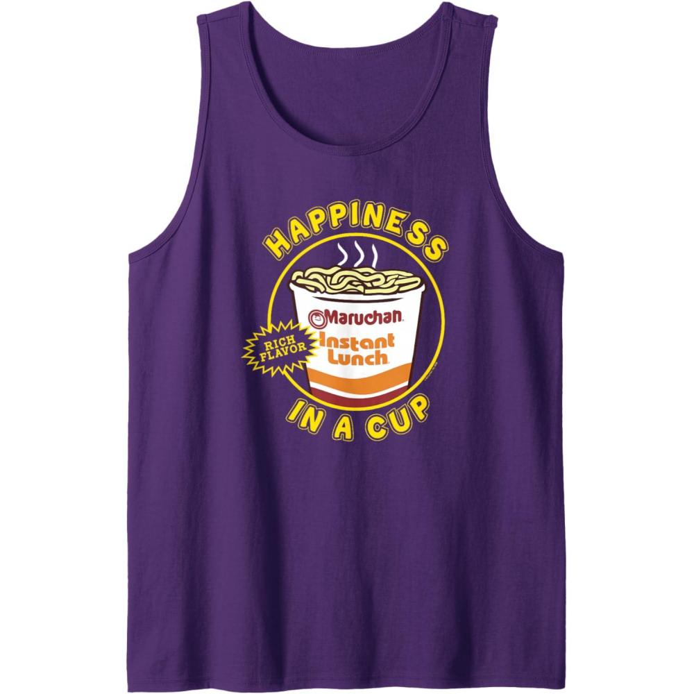 image:imageMaruchan Happiness In A Cup Instant Lunch Poster Tank TopPurple