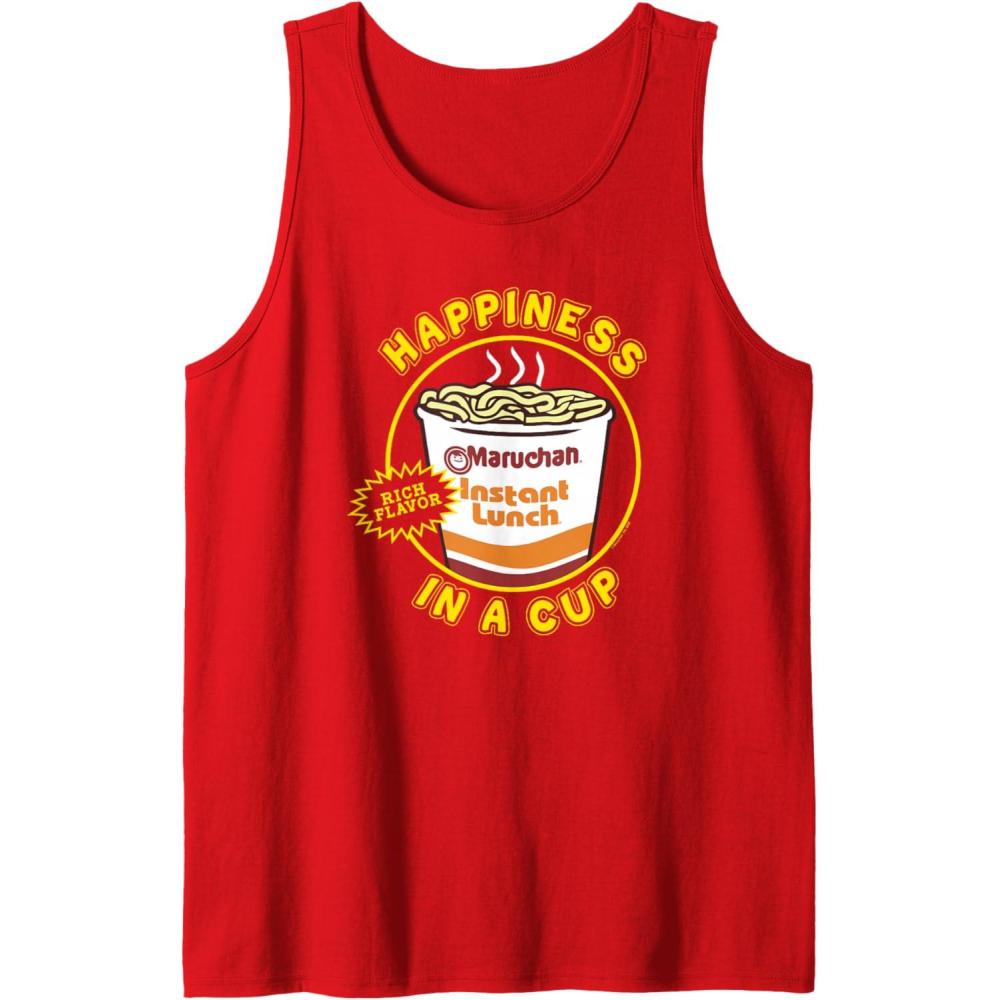 image:imageMaruchan Happiness In A Cup Instant Lunch Poster Tank TopRed