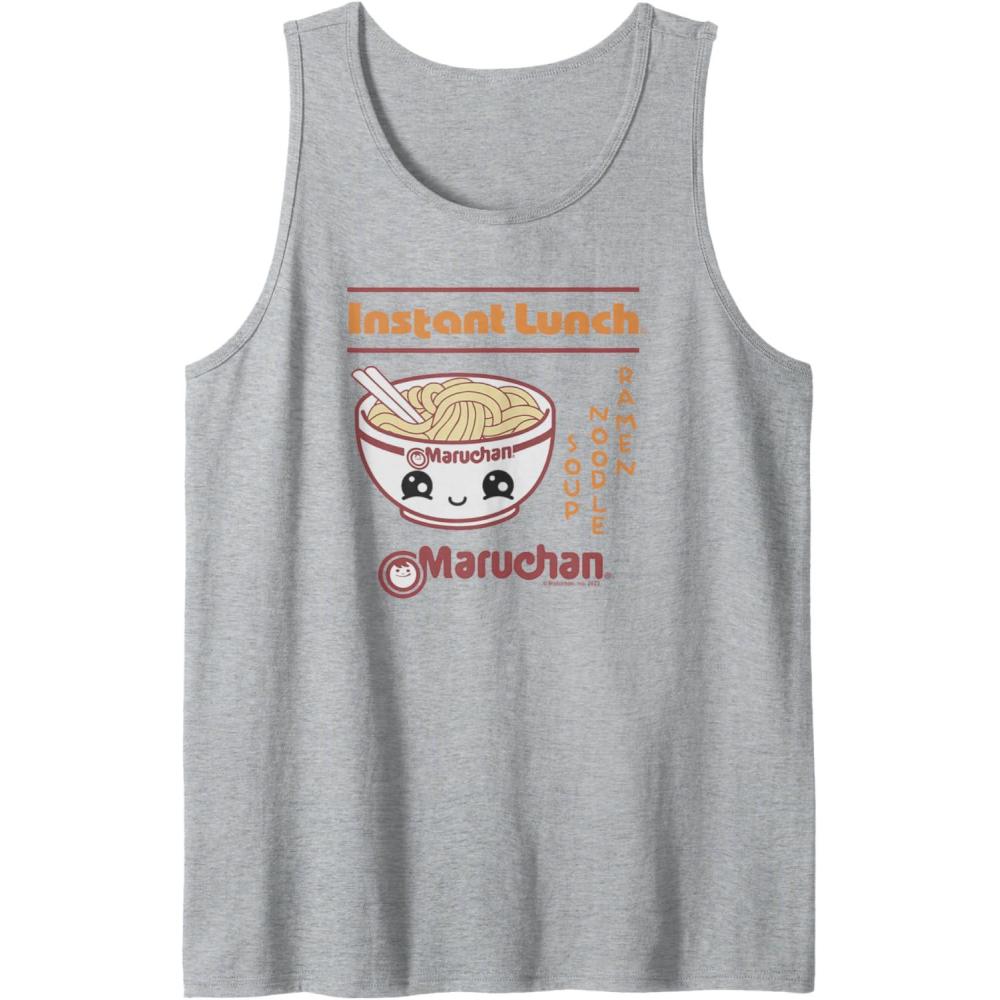 image:imageMaruchan Happy Bowl Of Noodles Instant Lunch Poster Tank TopHeather Grey