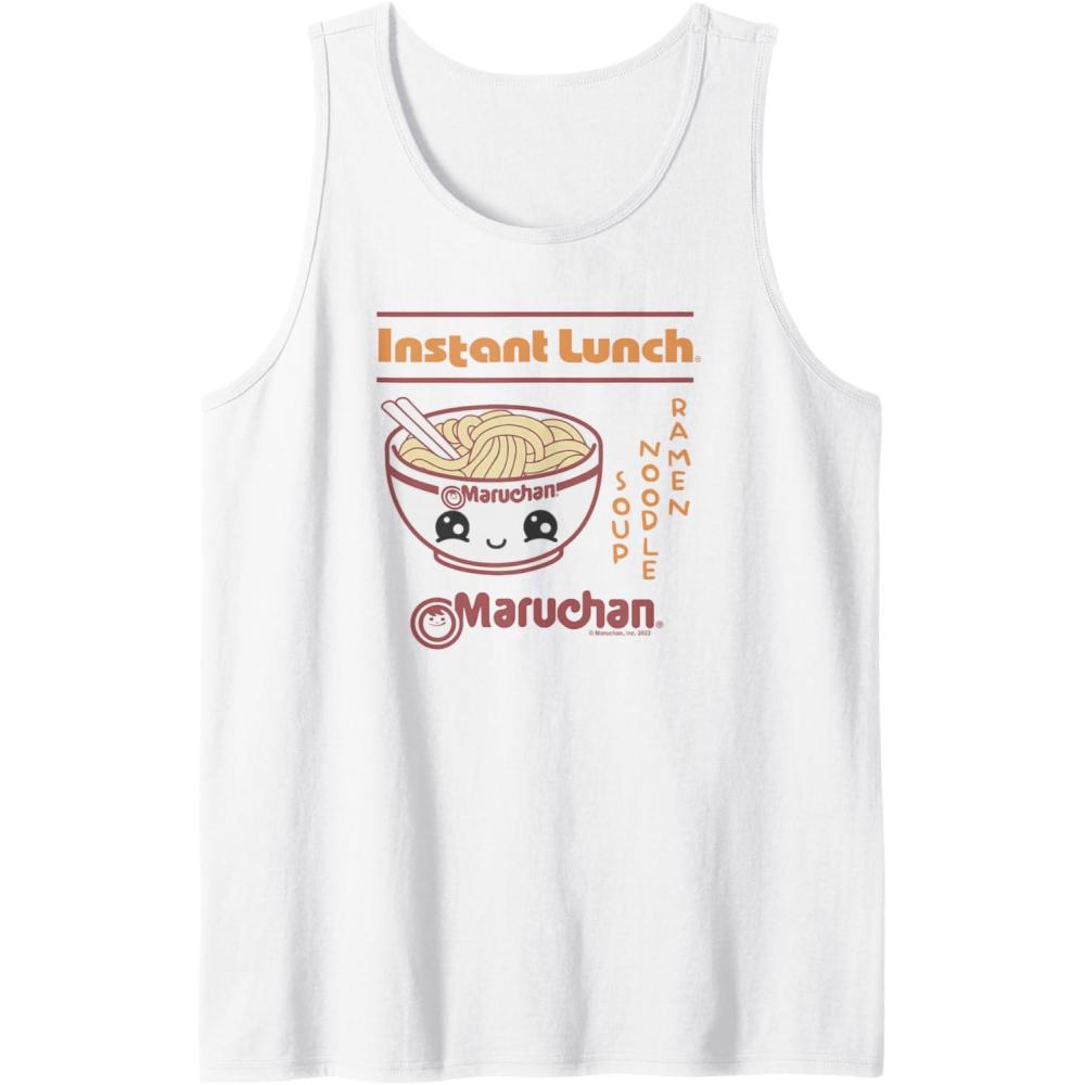 image:imageMaruchan Happy Bowl Of Noodles Instant Lunch Poster Tank TopWhite