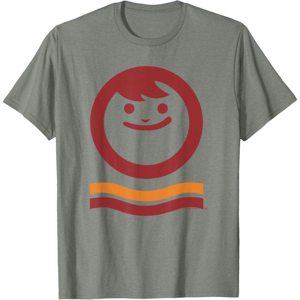 image:imageMaruchan Happy Face With Waves Logo TShirtOlive Heather