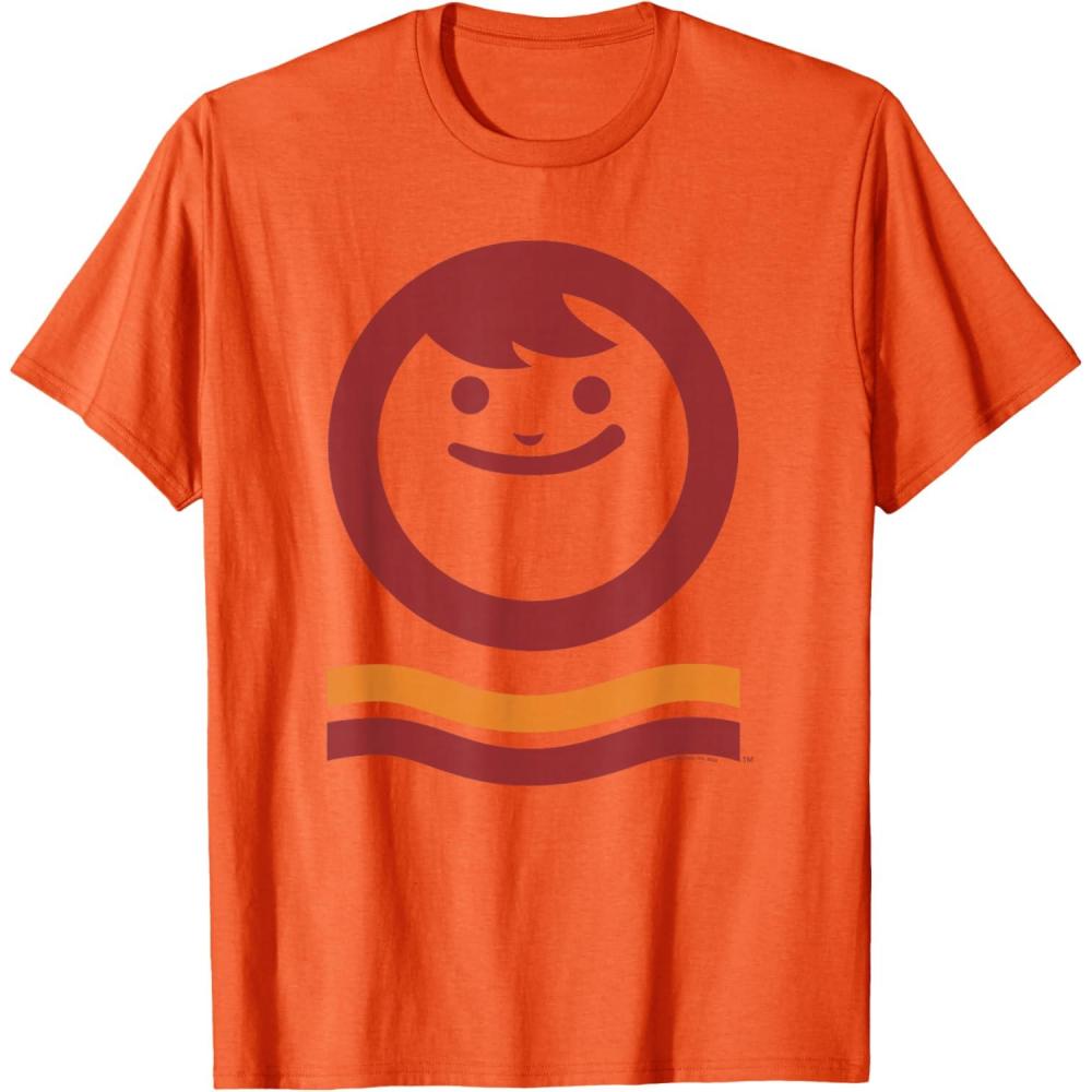 image:imageMaruchan Happy Face With Waves Logo TShirtOrange