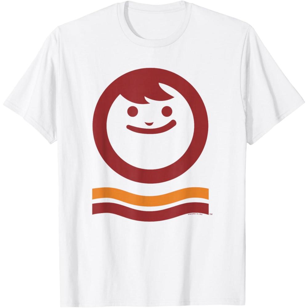 image:imageMaruchan Happy Face With Waves Logo TShirtWhite