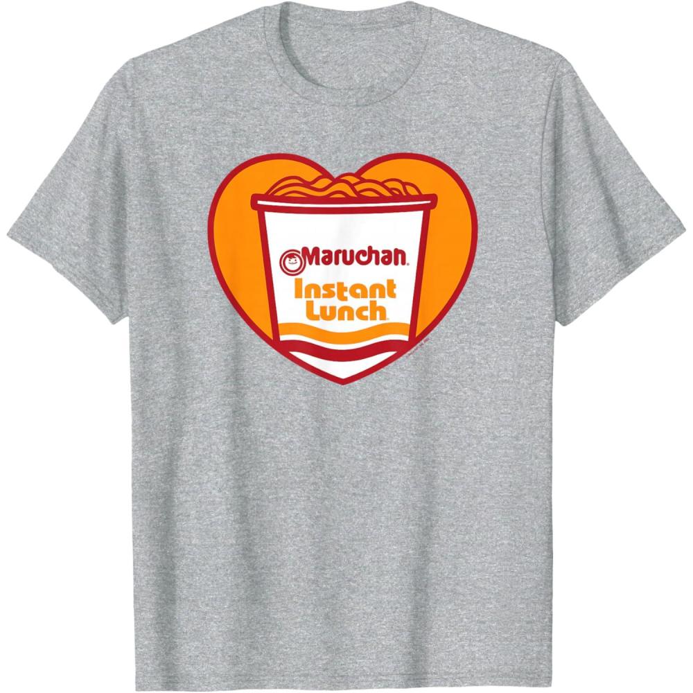 image:imageMaruchan Heart Instant Lunch Ramen Soup Cup TShirtHeather Grey