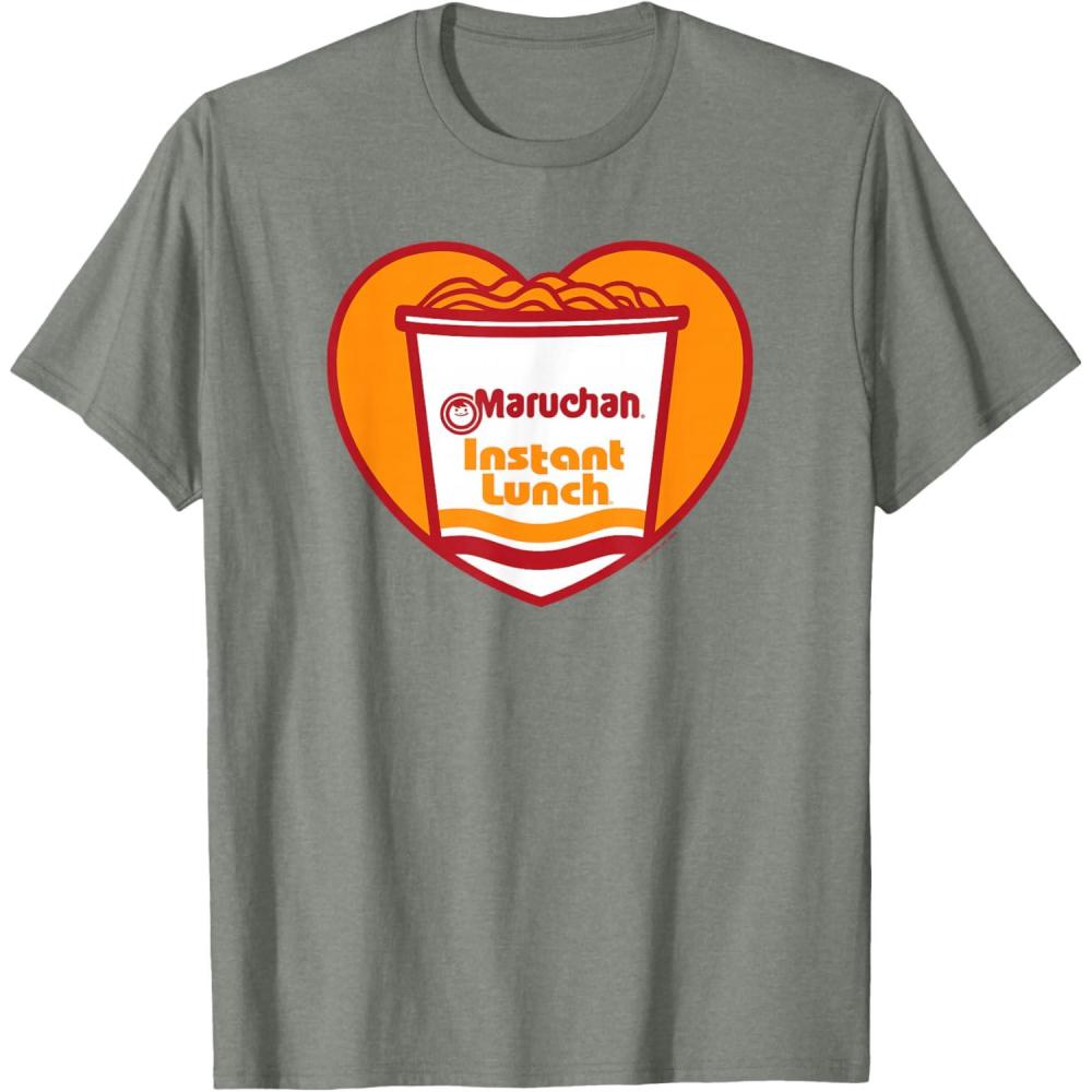 image:imageMaruchan Heart Instant Lunch Ramen Soup Cup TShirtOlive Heather