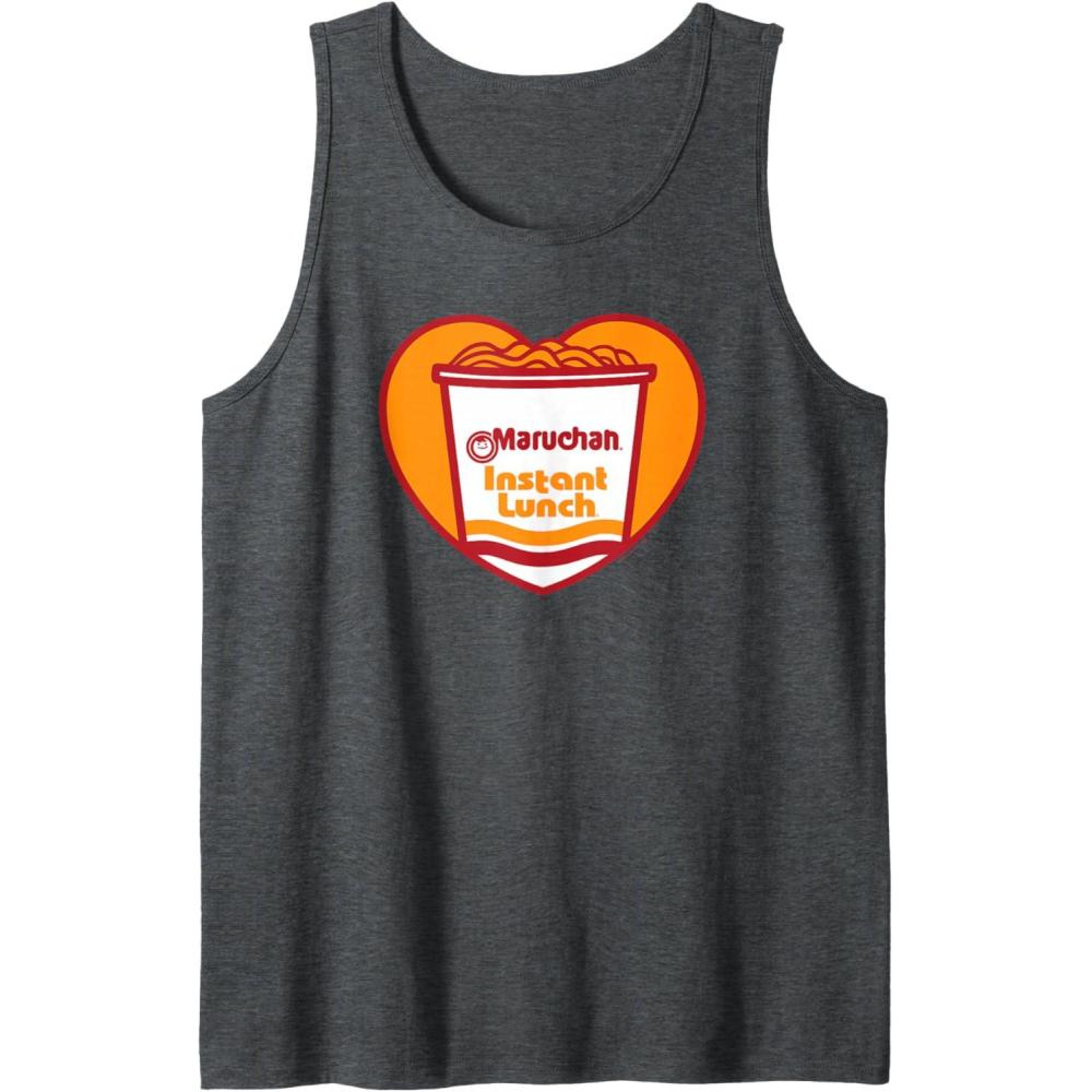 image:imageMaruchan Heart Instant Lunch Ramen Soup Cup Tank TopDark Heather Grey