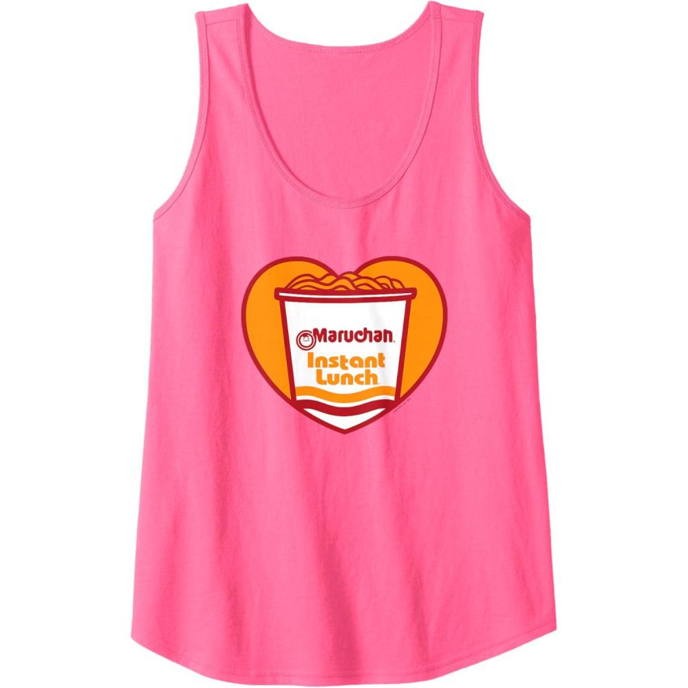 image:imageMaruchan Heart Instant Lunch Ramen Soup Cup Tank TopNeon Pink