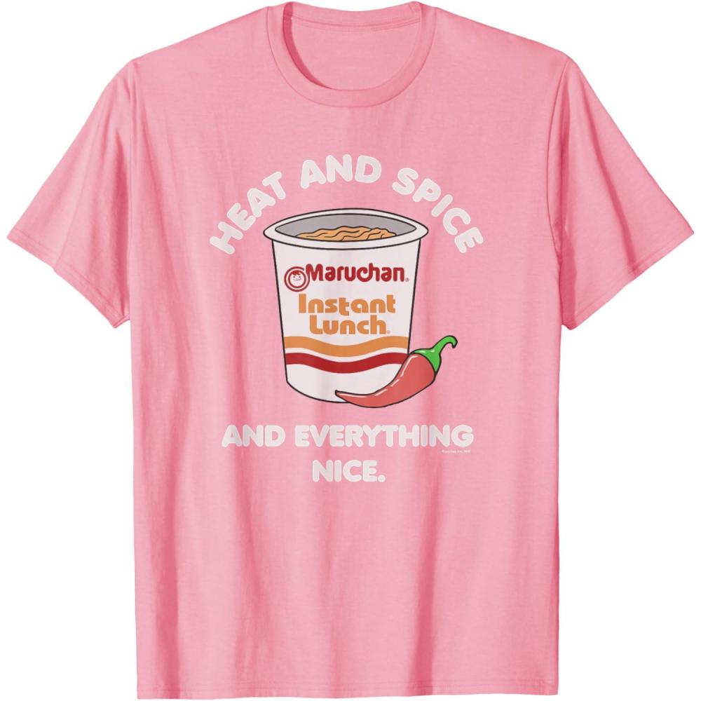 image:imageMaruchan Heat And Spice And Everything Nice Logo TShirtPink