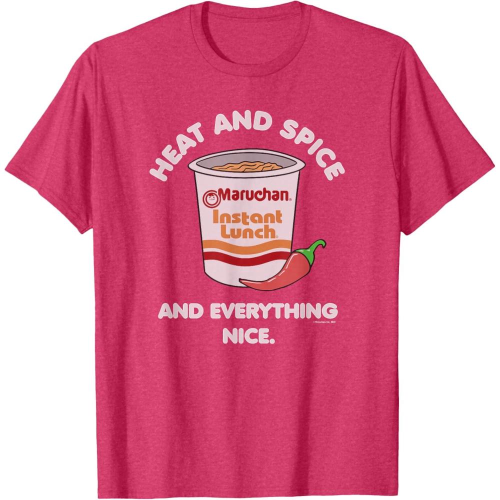 image:imageMaruchan Heat And Spice And Everything Nice Logo TShirtRed Heather