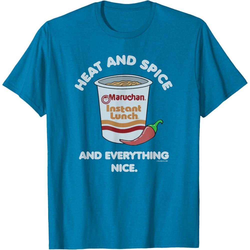 image:imageMaruchan Heat And Spice And Everything Nice Logo TShirtSapphire Blue