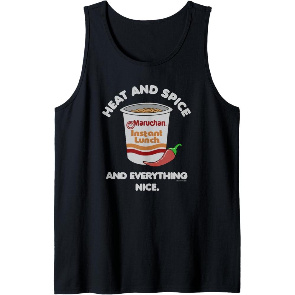 image:imageMaruchan Heat And Spice And Everything Nice Logo Tank TopBlack