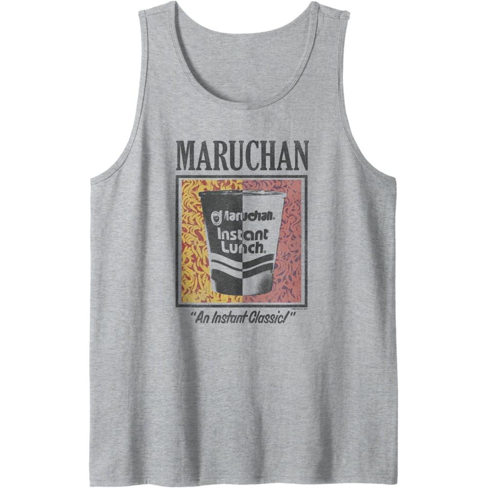 image:imageMaruchan Instant Lunch An Instant Classic Art Pop Logo Tank TopHeather Grey