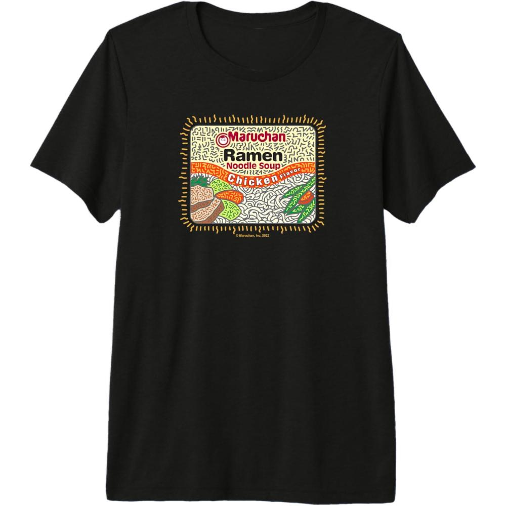 image:imageMaruchan Instant Lunch Chicken Flavor Art Premium TriBlend TShirtBlack