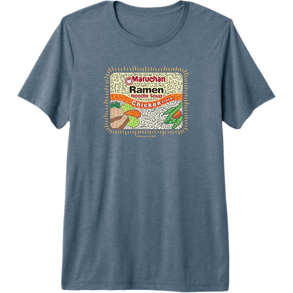 image:imageMaruchan Instant Lunch Chicken Flavor Art Premium TriBlend TShirtSlate Grey