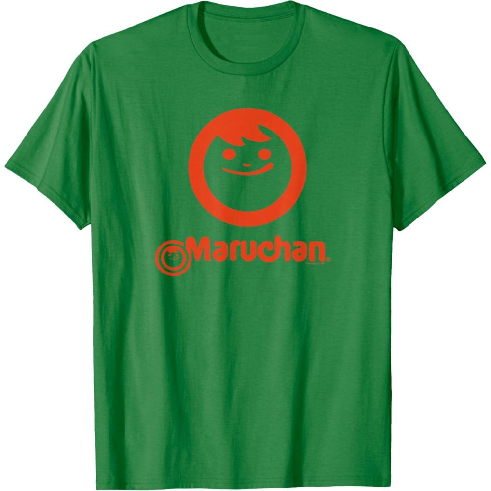 image:imageMaruchan Instant Lunch Classic Happy Face Vintage Logo TShirtKelly Green