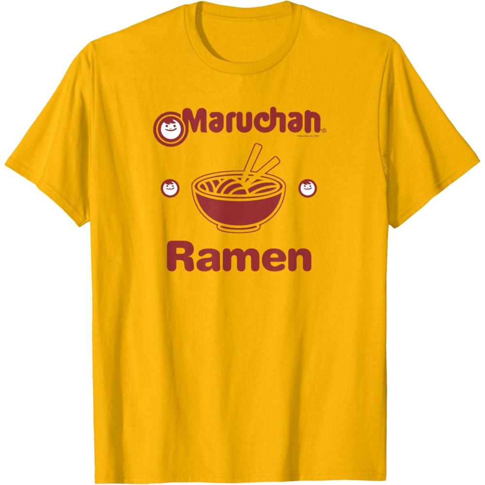 image:imageMaruchan Instant Lunch Classic Reman Bowl Logo TShirtGolden Yellow