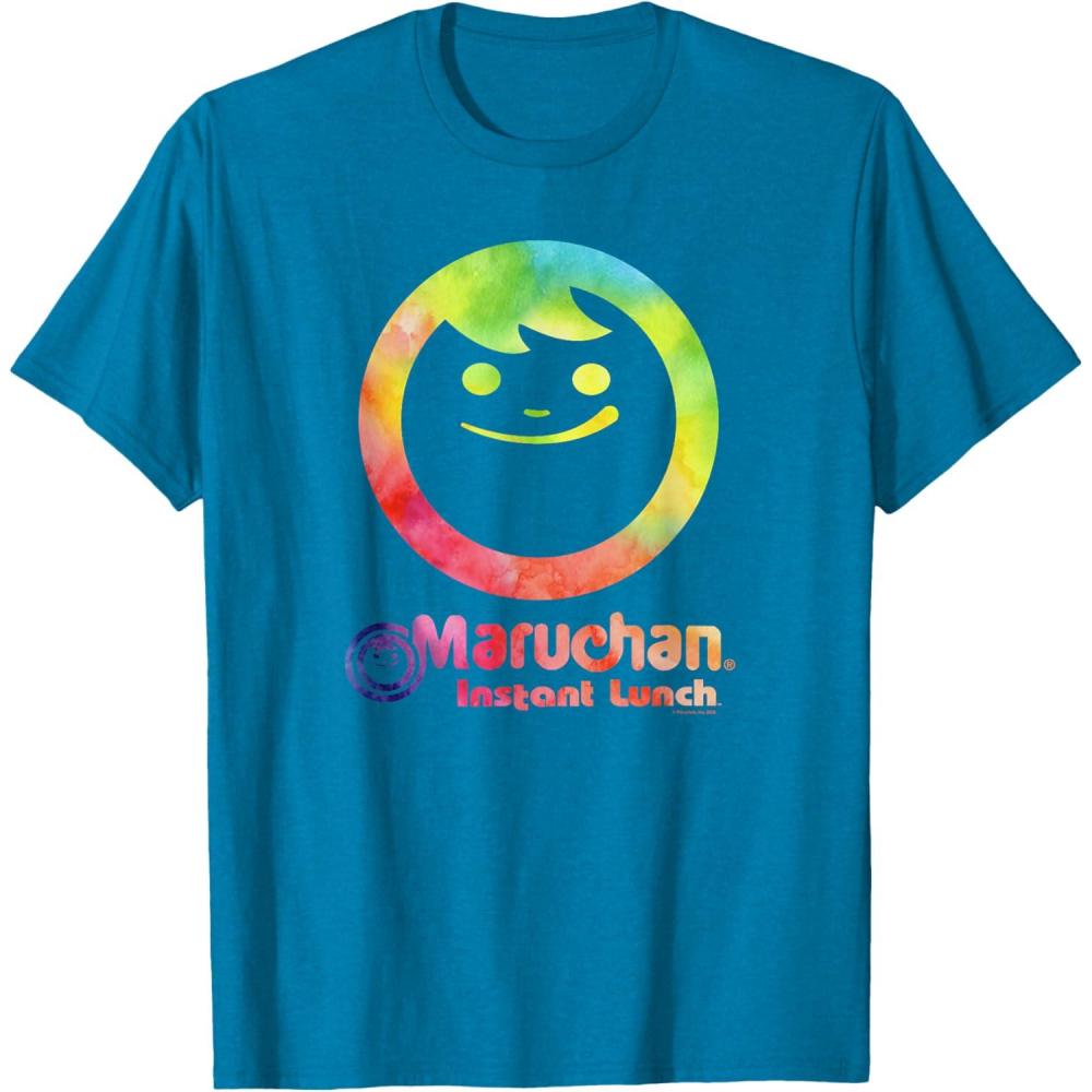 image:imageMaruchan Instant Lunch Colour Pop Classic Retro Logo TShirtSapphire Blue
