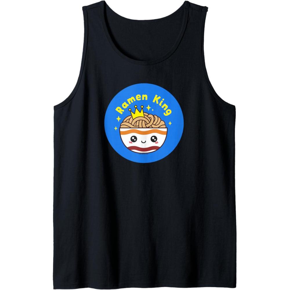 image:imageMaruchan Instant Lunch Cute Kawaii Ramen King Bowl Logo Tank TopBlack