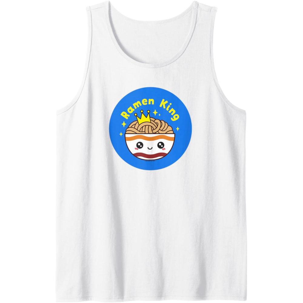 image:imageMaruchan Instant Lunch Cute Kawaii Ramen King Bowl Logo Tank TopWhite