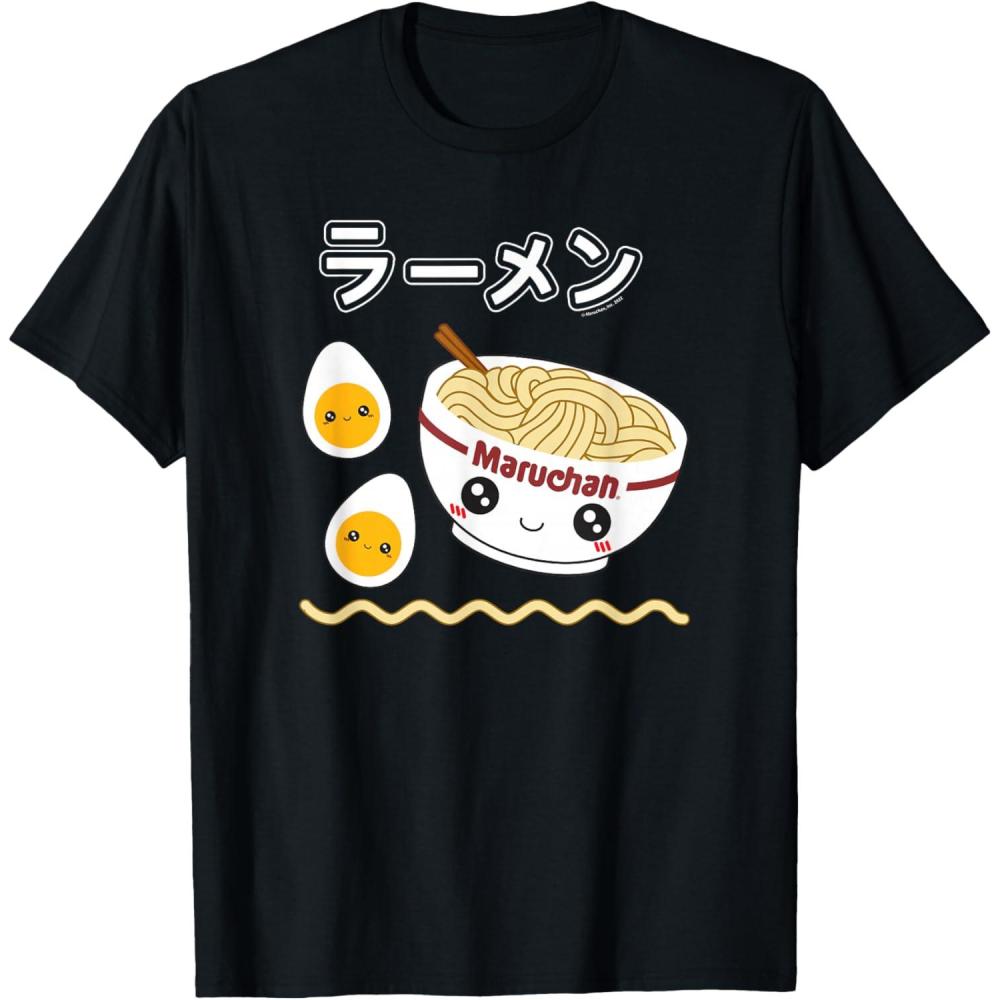 image:imageMaruchan Instant Lunch Cute Ramen Japanese Style Logo TShirtBlack