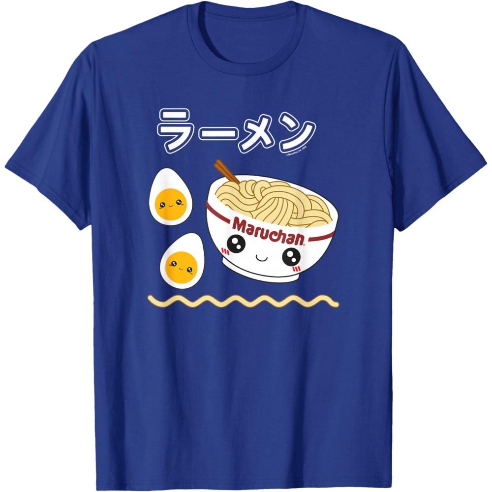 image:imageMaruchan Instant Lunch Cute Ramen Japanese Style Logo TShirtRoyal Blue