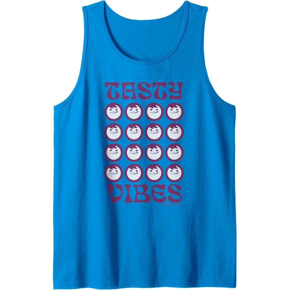 image:imageMaruchan Instant Lunch Groovy Tasty Vibes Grid Logo Tank TopSapphire Blue