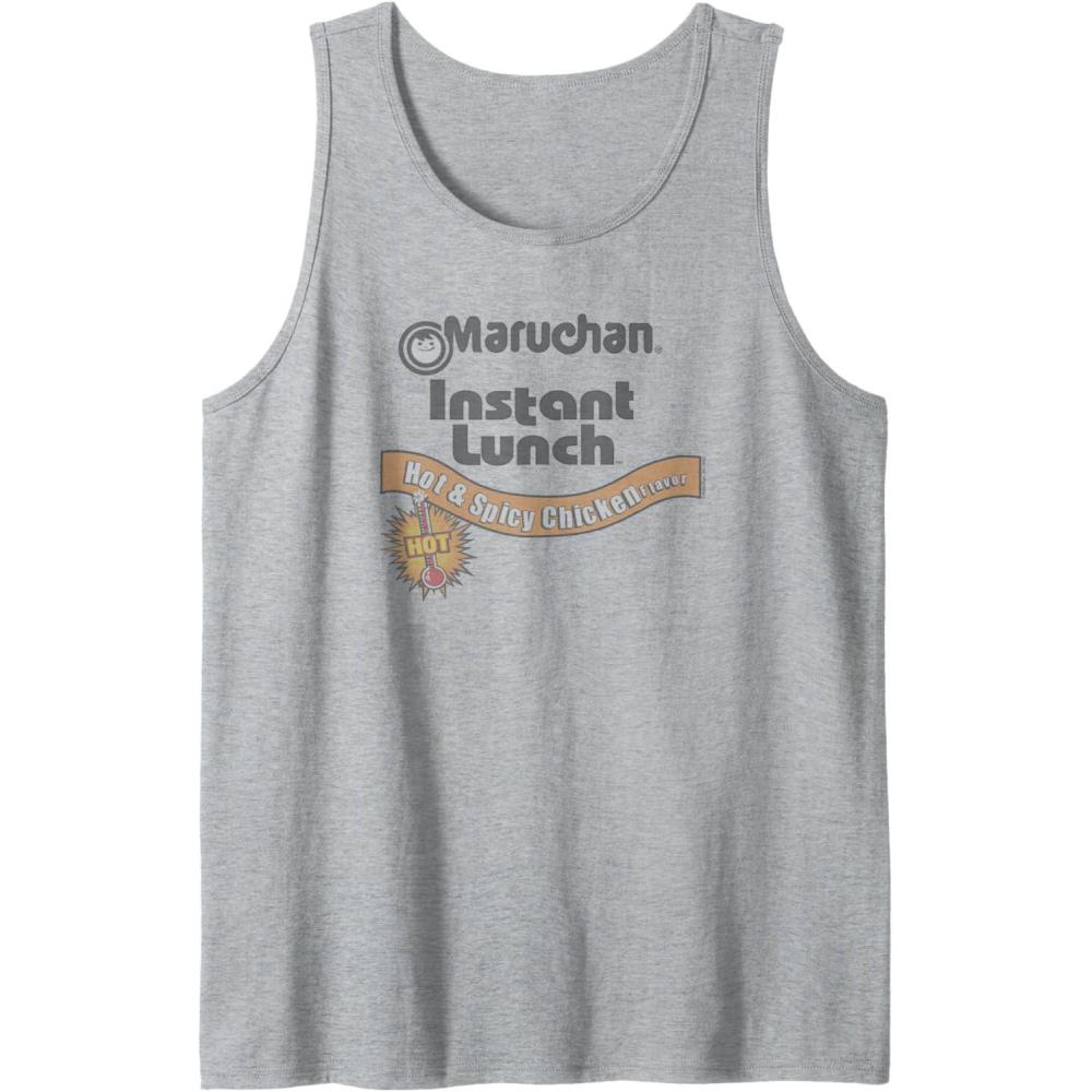 image:imageMaruchan Instant Lunch Hot amp Spicy Chicken Flavor Logo Tank TopHeather Grey
