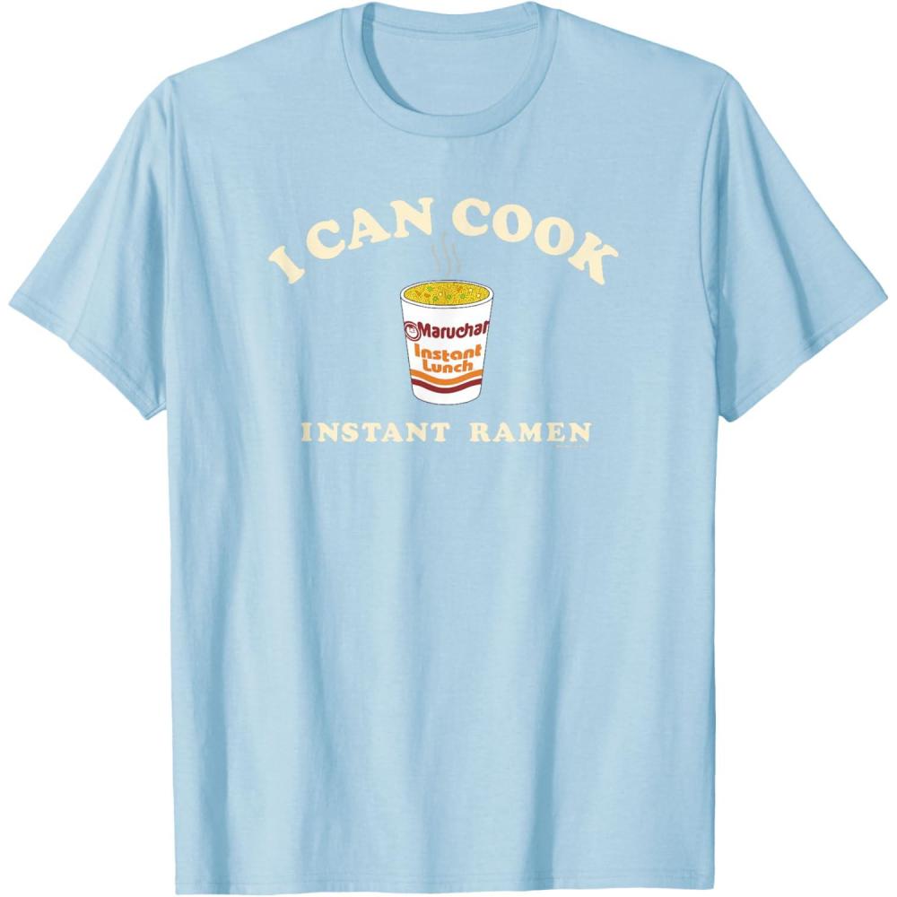 image:imageMaruchan Instant Lunch I Can Cook Instant Ramen Cup Logo TShirtBaby Blue