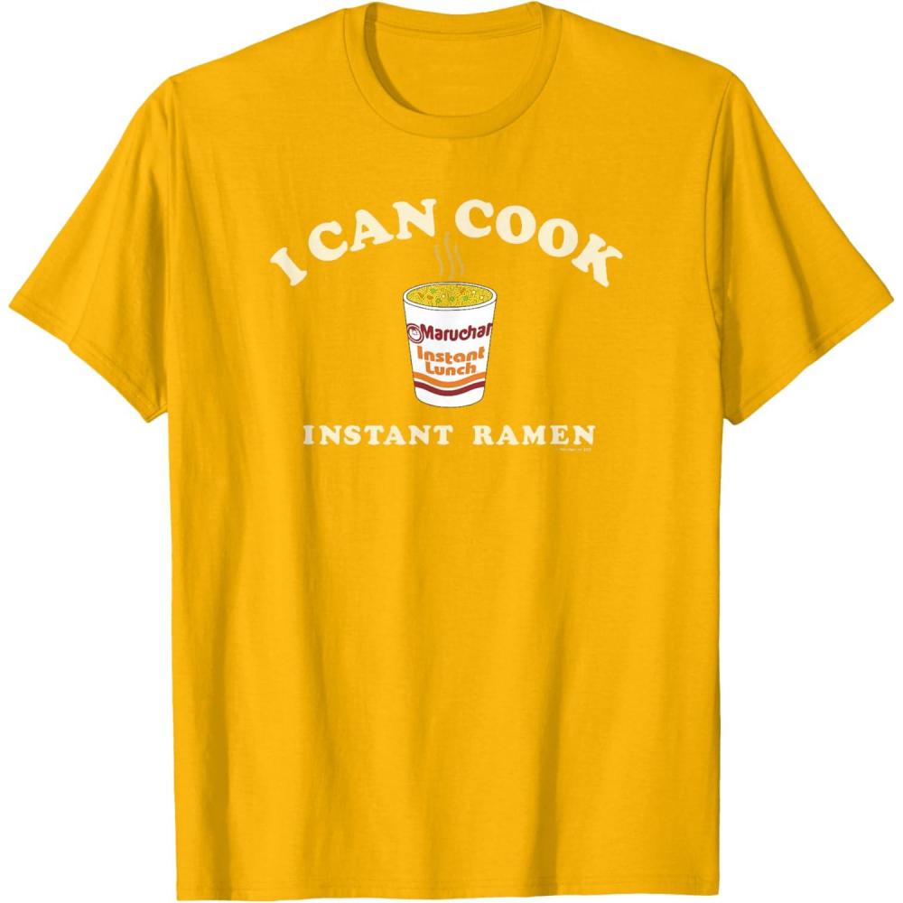 image:imageMaruchan Instant Lunch I Can Cook Instant Ramen Cup Logo TShirtGolden Yellow