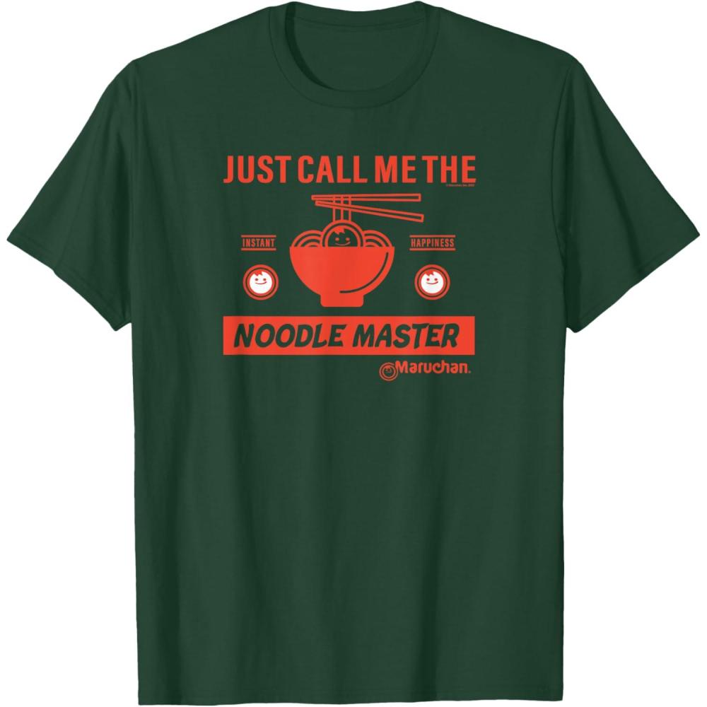 image:imageMaruchan Instant Lunch Just Call Me The Noodle Master TShirtDark Green