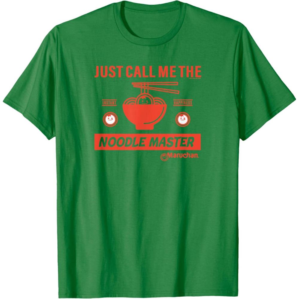 image:imageMaruchan Instant Lunch Just Call Me The Noodle Master TShirtKelly Green